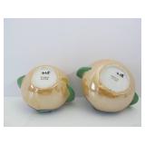 Mid Century Lusterware Anthropomorphic Bird Creamer & Sugar Bowl