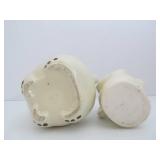 Group of SHAWNEE Pigs Cat & Elephant Cream Pitchers & Salt / Pepper Shaker Set