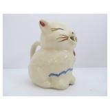 Group of SHAWNEE Pigs Cat & Elephant Cream Pitchers & Salt / Pepper Shaker Set