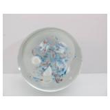 Pair of Handmade Art Glass Paperweights