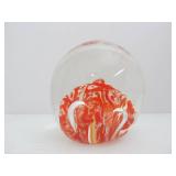 Pair of Handmade Art Glass Paperweights