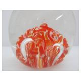 Pair of Handmade Art Glass Paperweights