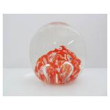 Pair of Handmade Art Glass Paperweights