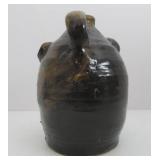 Excellent Signed Stoneware Face Jug by Marie Rogers