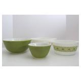 Group of Assorted Vintage PYREX Bowls