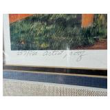 Great Looking Framed Signed Numbered CROSSROADS Artist Proof Print by Ken Zylla