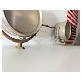 LARGE Vintage Dual VESTA Nautical Boat or Ship Floodlight Set