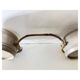 LARGE Vintage Dual VESTA Nautical Boat or Ship Floodlight Set