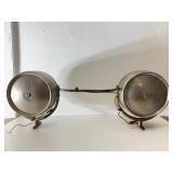 LARGE Vintage Dual VESTA Nautical Boat or Ship Floodlight Set