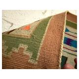 Excellent Vintage Navajo YEI Figure Handmade Wool Rug