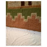 Excellent Vintage Navajo YEI Figure Handmade Wool Rug