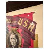 Orignal 1941 WW2 "Honor Roll Defenders of the USA" w/FDR - Anti-Tank Company