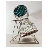 Very Cool Vintage CHUCK A LUCK Dice Cage Game w/LARGE Dice