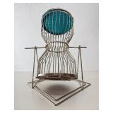 Very Cool Vintage CHUCK A LUCK Dice Cage Game w/LARGE Dice