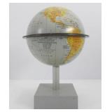 Vintage Tin Litho Musical Globe Coin Bank