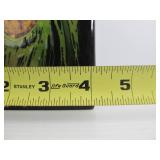 Lovely Signed Deep Purple Art Pottery Peacock Feather Vase