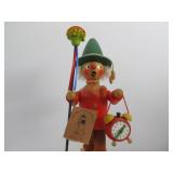 Excellent Wooden Holzkunst Christian Ulbricht German Musical Smoker Doll