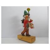 Excellent Wooden Holzkunst Christian Ulbricht German Musical Smoker Doll