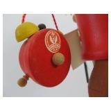 Excellent Wooden Holzkunst Christian Ulbricht German Musical Smoker Doll