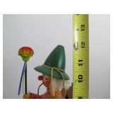 Excellent Wooden Holzkunst Christian Ulbricht German Musical Smoker Doll