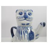 Vintage Cheshire Cat Ceramic Teapot