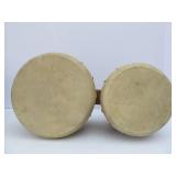 2 Sets of Animal Hide Lap Drums