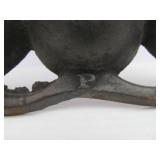 Early Antique Cast Iron Muffin Pan w/Gate Mark