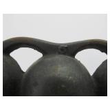 Early Antique Cast Iron Muffin Pan w/Gate Mark