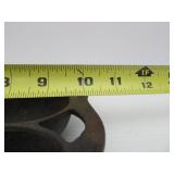 Early Antique Cast Iron Muffin Pan w/Gate Mark