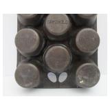 2 Vintage GRISWOLD & Wagner Cast Iron Muffin Pans