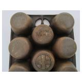 2 Vintage GRISWOLD & Wagner Cast Iron Muffin Pans