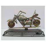 Retro Metal Musical Motorcycle Sculpture