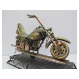 Retro Metal Musical Motorcycle Sculpture
