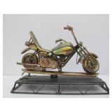 Retro Metal Musical Motorcycle Sculpture