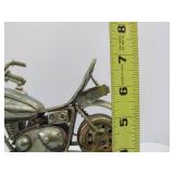 Retro Metal Musical Motorcycle Sculpture