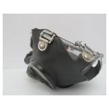 Original 1942 Gas Mask w/Original Canvas Bag & Chemical Smoke Canister - Davis Emergency Equipment Co.