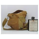 Original 1942 Gas Mask w/Original Canvas Bag & Chemical Smoke Canister - Davis Emergency Equipment Co.