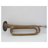 2 Old Vintage Copper Field Bugles
