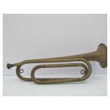 2 Old Vintage Copper Field Bugles