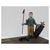 Antique Style Cast Iron Mechanical Bank #1 - Golfers