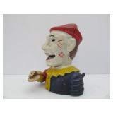 Antique Style Cast Iron Mechanical Bank #2 - Jester
