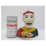 Antique Style Cast Iron Mechanical Bank #2 - Jester