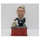 Antique Style Cast Iron Mechanical Bank #3 - Reaganomics