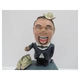 Antique Style Cast Iron Mechanical Bank #3 - Reaganomics