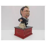 Antique Style Cast Iron Mechanical Bank #3 - Reaganomics