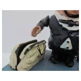 Antique Style Cast Iron Mechanical Bank #3 - Reaganomics