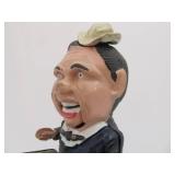 Antique Style Cast Iron Mechanical Bank #3 - Reaganomics