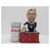 Antique Style Cast Iron Mechanical Bank #3 - Reaganomics