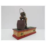 Antique Style Cast Iron Mechanical Bank #4 - Trick Dog