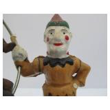 Antique Style Cast Iron Mechanical Bank #4 - Trick Dog